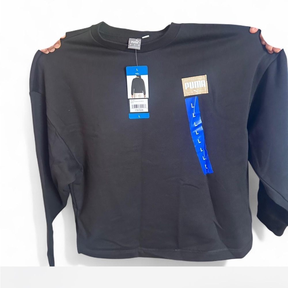 Puma Black Crewneck Sweatshirt